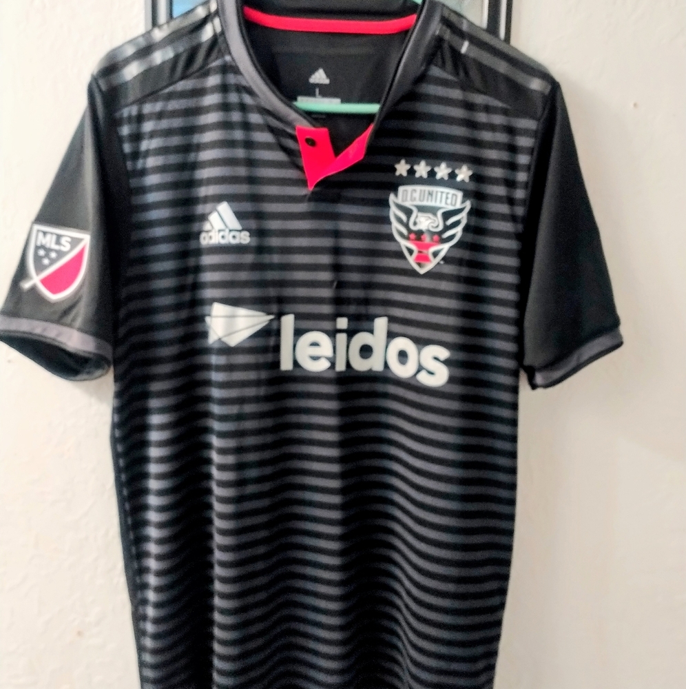 Men's adidas Black D.C. United 2018 Replica Primary Jersey
